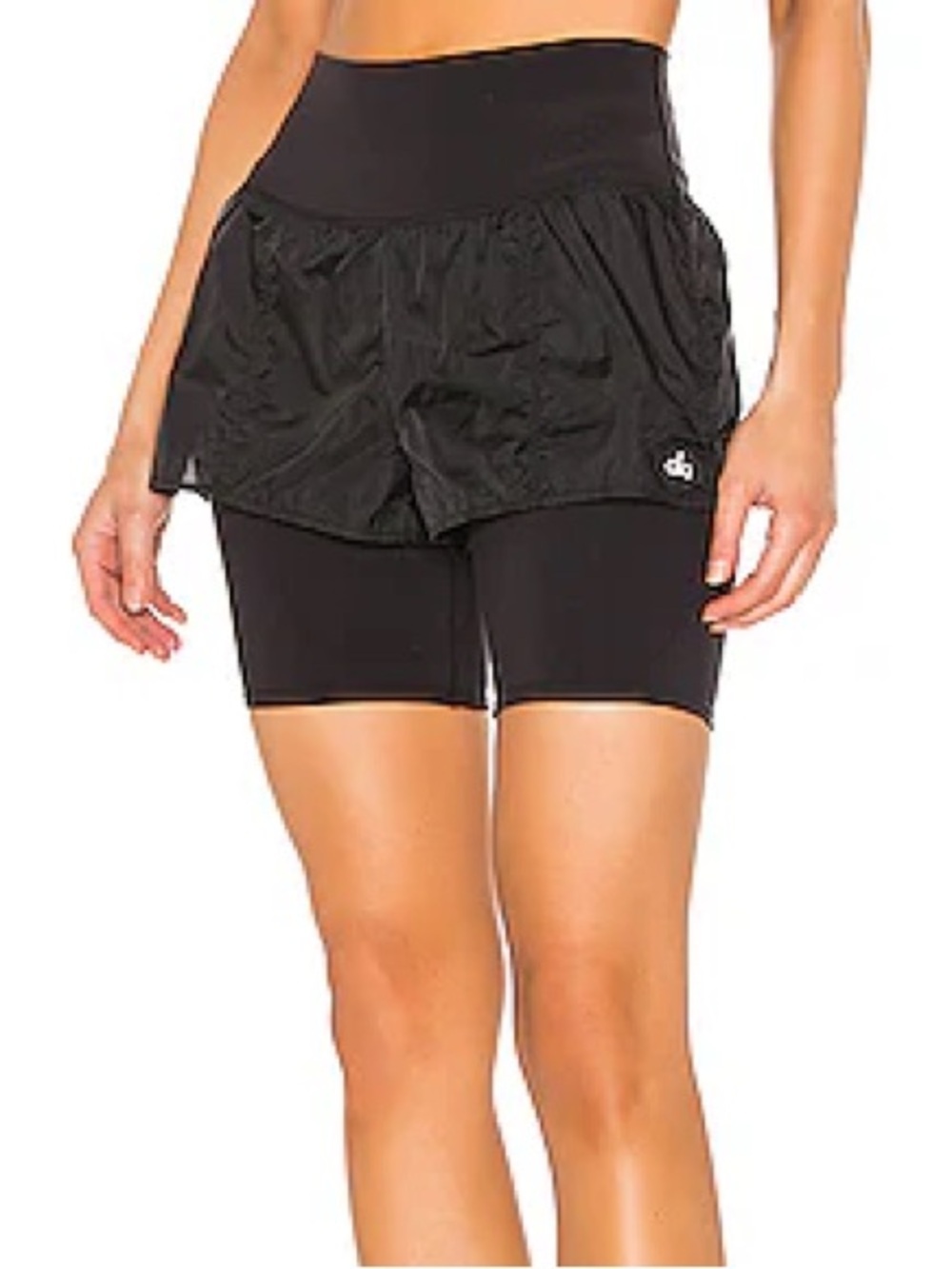 ALO Yoga High Waist Circuit Short in Black Sz M